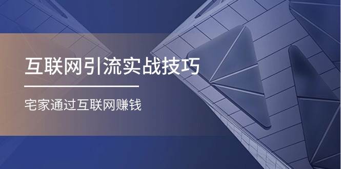 互联网引流实操技巧(适合微商，吸引宝妈)，宅家通过互联网赚钱（17节）柒柒网创吧-网创项目资源站-副业项目-创业项目-搞钱项目柒柒网创吧