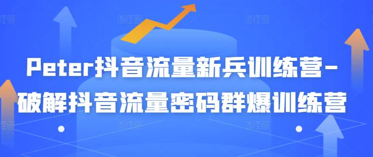 Peter抖音流量新兵训练营-破解抖音流量密码群爆训练营（新兵）柒柒网创吧-网创项目资源站-副业项目-创业项目-搞钱项目柒柒网创吧