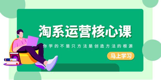 淘系-运营核心课，你学的不是只方法是创造方法的根源（190节课）柒柒网创吧-网创项目资源站-副业项目-创业项目-搞钱项目柒柒网创吧